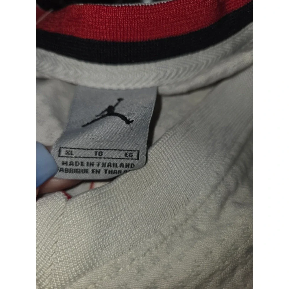 Vintage Jordan 23 Sleeveless Basketball Jersey White Red Black Men's XL EUC Read